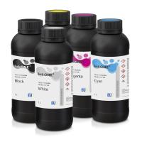 Inchiostro UV flessibile da 1L per stampa UV-DTF con rilievo e texture 3D
