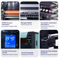 Include sistemi avanzati di sicurezza, ricircolo dell’inchiostro bianco e purificazione degli odori