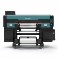 Sistema UV-DTF de 60 cm InkOne UX4 para producción de logotipos con textura sobre film TPU