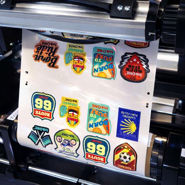 Impresora UV-DTF de gran formato InkOne UX4 (60 cm) para parches con relieve 3D