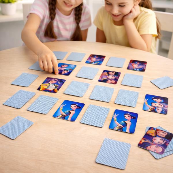 Material didáctico sublimable de cartón rígido con 15 cartas personalizables