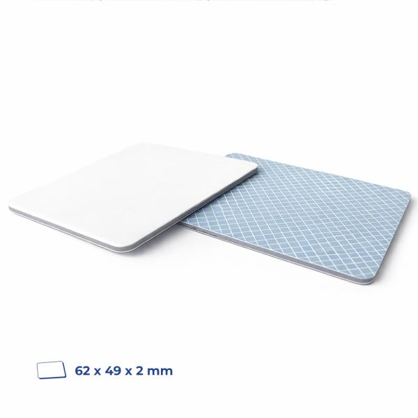 Jeu Memory pour sublimation avec cartes aux coins arrondis prêtes à être détachées