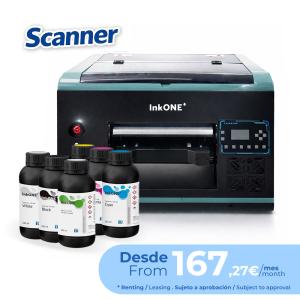 Stampante UV InkOne VM5 con capacità per pezzi fino a 13 cm di altezza