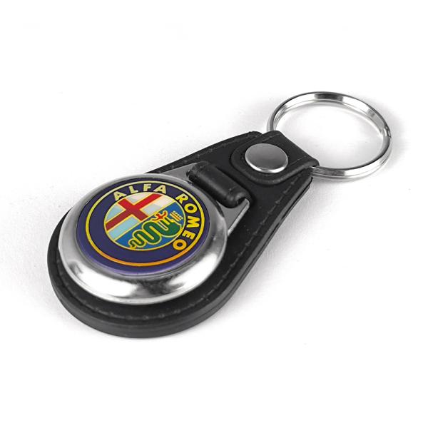 Imitation leather circular keychains MD-25D