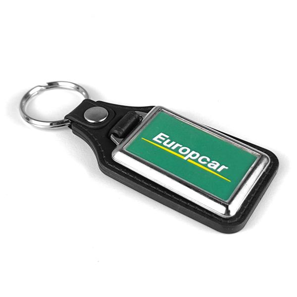 Imitation leather rectangular keychains MD-40
