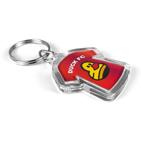T-shirt shaped acrylic keychains CR-X (x100)