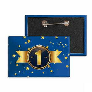 Badges rectangulaires 78 x 53 mm (x500)