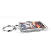 Rectangular acrylic keychains customizable CR-50