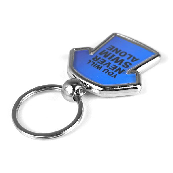 T-shirt shaped metal keychains MX-D (x100)