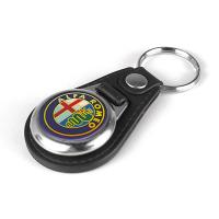 Imitation leather circular keychains MD-25