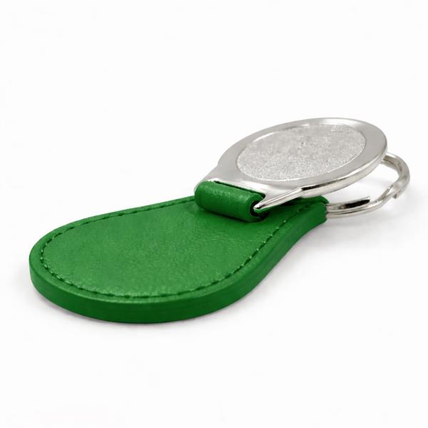Imitation leather circular keychains MD-25