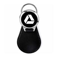 Imitation leather circular keychains MD-25D