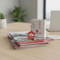 Portachiavi in metallo casa MY