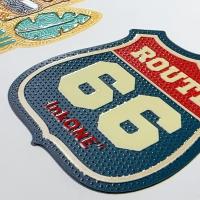 Patch 3D testurizzati realizzati con stampa UV-DTF