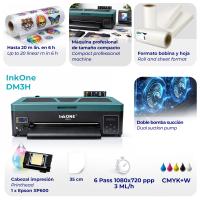Pack Imprimante InkOne DM3H DTF - 35 cm (équipement complet avec Sécheur/poudreur)