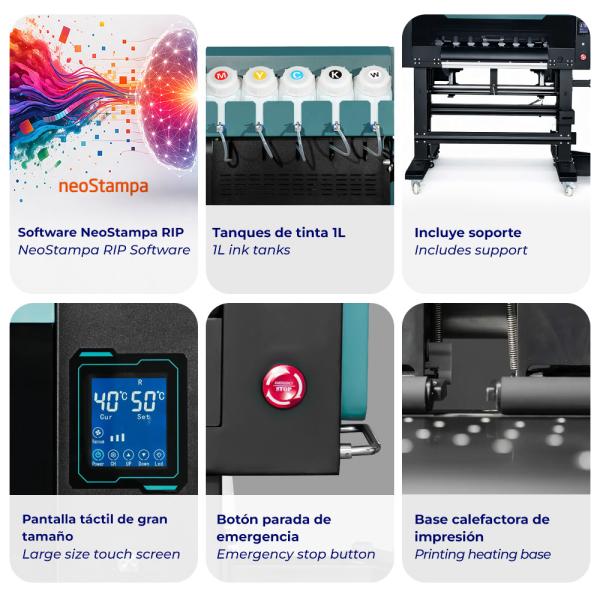 Pack imprimante InkOne DX7 DTF - 60 cm (équipement complet)