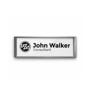 Name badges with magnetic closure PLM 64