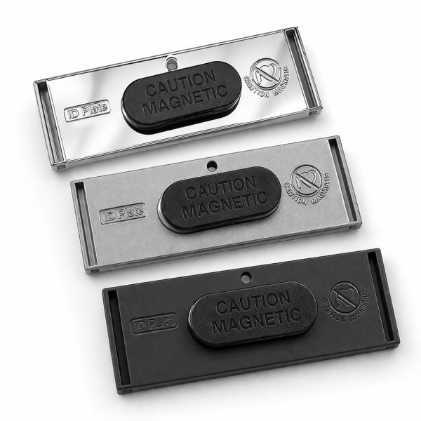 Badge identificativo con chiusura magnetica PLM 64
