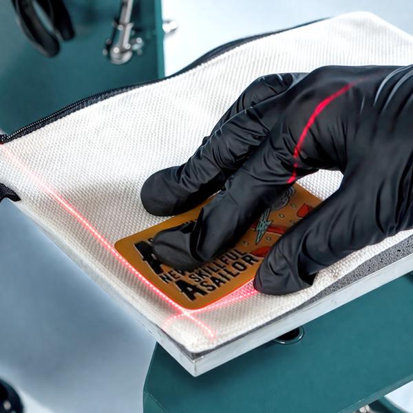 Système d'alignement laser pour presse à transfert