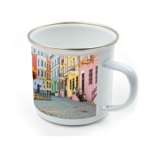 Taza esmaltada vintage