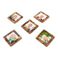 Posavasos cuadrado de madera (MDF)