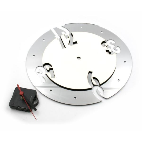 Wooden round watches with mirror