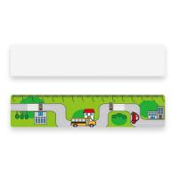 Reglas de plástico de 15,5 x 3,2 cm