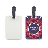 Customizable luggage label