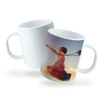 Customizable plastic mugs