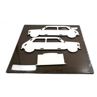 Crayon de voiture puzzle 3D