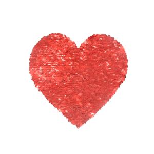 Reversible heart sequin transfer 2