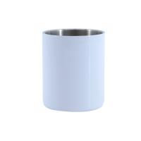 Taza de acero con asa de mosquetón 10 oz (Blanca)