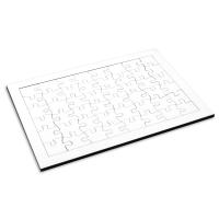 Puzzles de 48 pièces en bois avec cadre ( 20 x 28,5 cm)