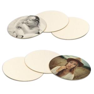 Posavasos redondo de cartón - Pack 6 unidades para sublimación 2