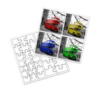 4 in 1 children puzzles High Quality (39 x 39 cm)