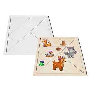 Geometric Puzzle Piece Set