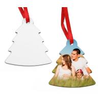 Wooden Christmas tree ornaments (2 sides)