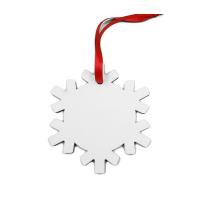 Wooden snowflake ornaments (2 sides)