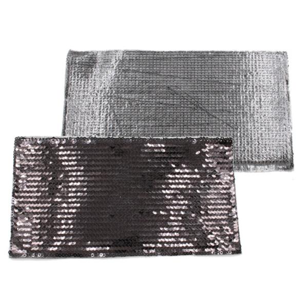 Transfers de lentejuelas reversible rectangular