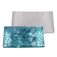 Transfers de lentejuelas reversible rectangular