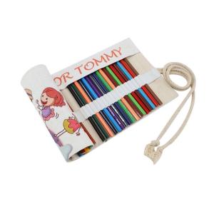 Estuche enrollable para lápices tipo lino