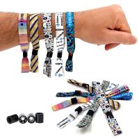 Pulseras de tela con cierre de seguridad (Pack de 5 u.)