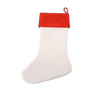 Linen like Christmas sock