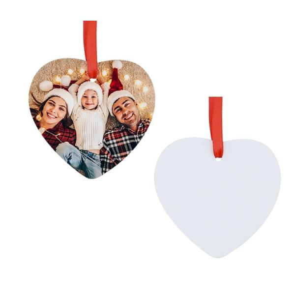 Adornos corazón de navidad HPP (2 caras)