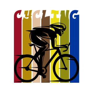 Textil transfer design Cycling