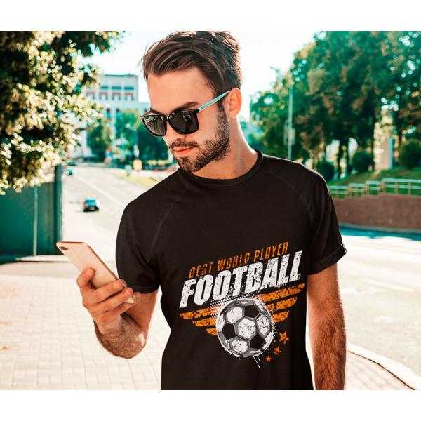 Textil transfer design Football