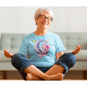 Textil transfer design Moon&Cat 2