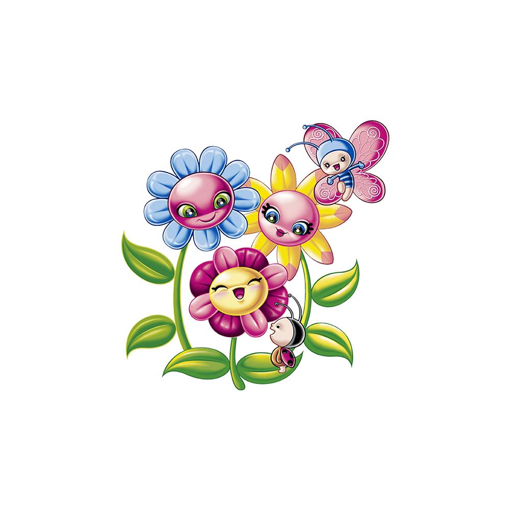 Textil transfer design Flowers