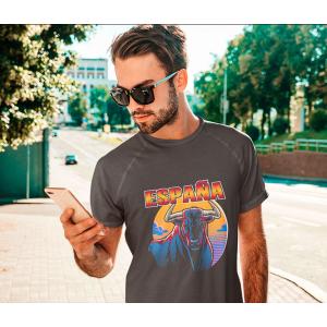 Textil transfer design España Toro 2