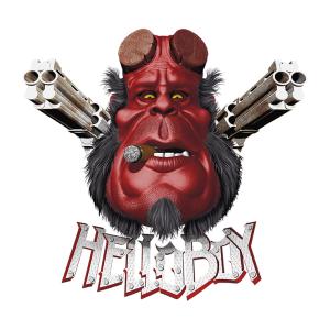 Transfer textil diseño Hellboy